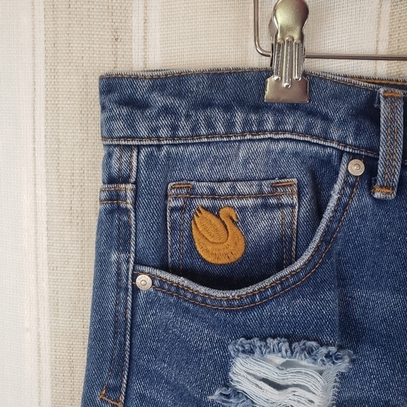 Gloria Vanderbilt x Christian Siriano Miles Straight Jeans Blue Size 32/14 - Picture 2 of 12